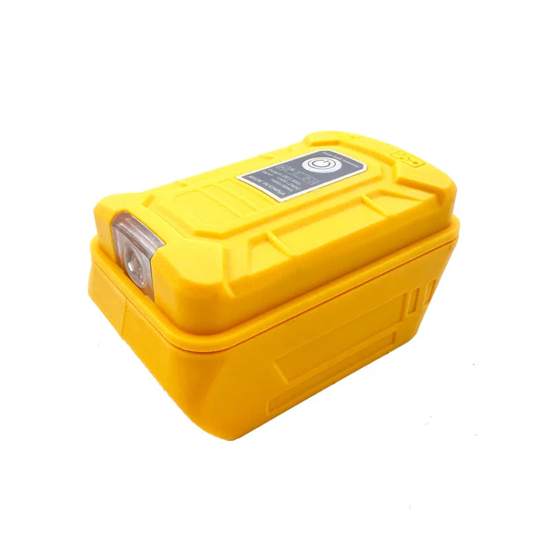 Makita DeWalt 18V Battery USB Adapter with LED Flashlight Battery USB Adapter PLUSH For Dewlt China Mainland