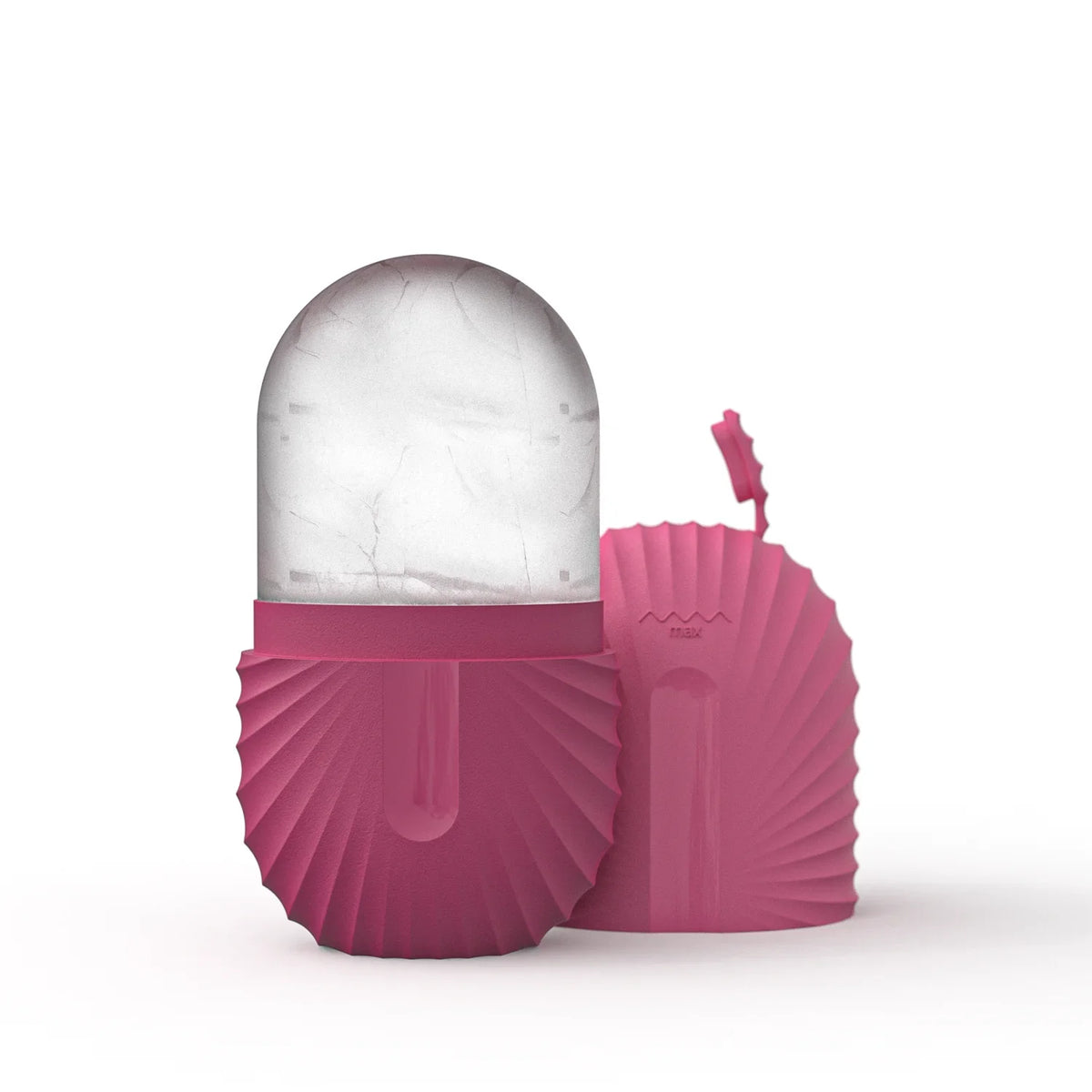Silicone Face Ice Roller Tray – Facial Massage & Cooling Tool Facial Ice Roller PLUSH Rose