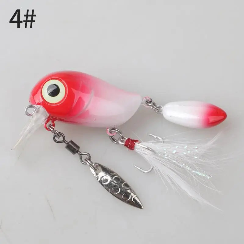 Metal Spinner Spoon Fishing Lure 3.8cm 5g – Trout & Bass Spinner Fishing Lure PLUSH A4