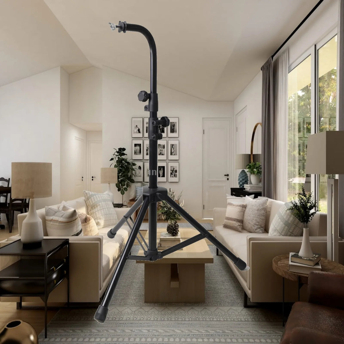 Metal Floor Tripod Stand for Wind Chimes & Hanging Instruments Instrument Tripod Stand PLUSH