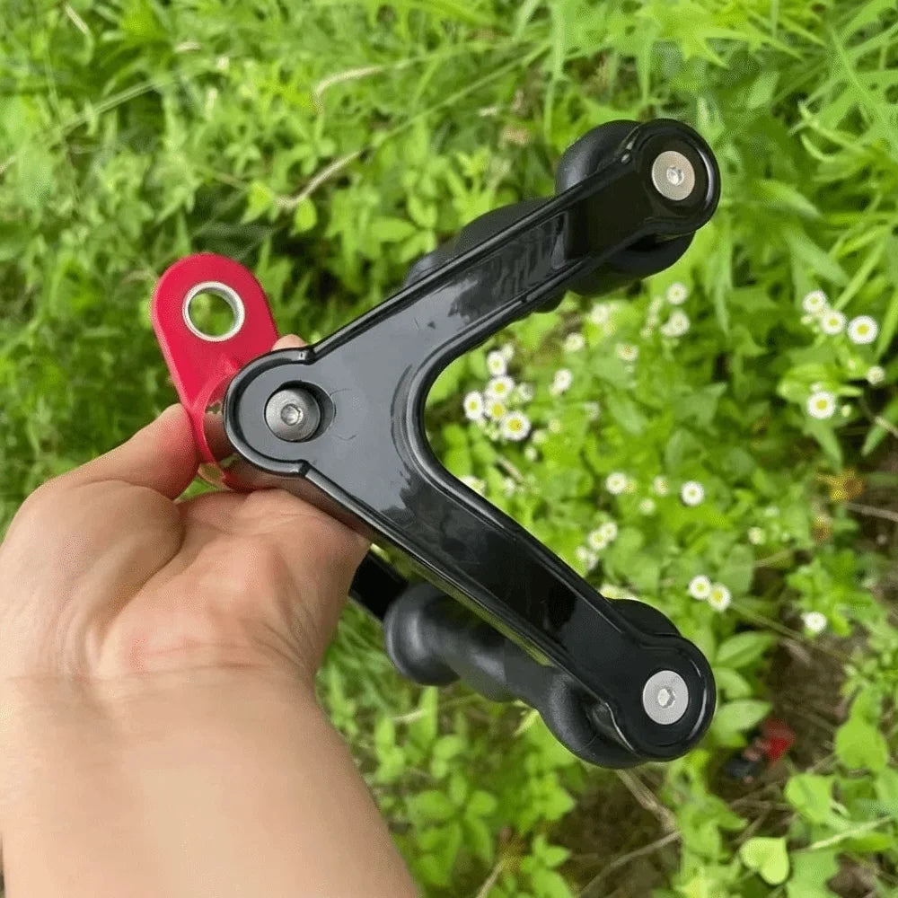 V-Bar Pull Down Handle | 360° Rotating Ergonomic Cable Bar Cable Training Handle PLUSH