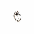 Silver Retro Mouse Open Ring – Adjustable Animal Jewelry Animal Fashion Ring PLUSH Silver