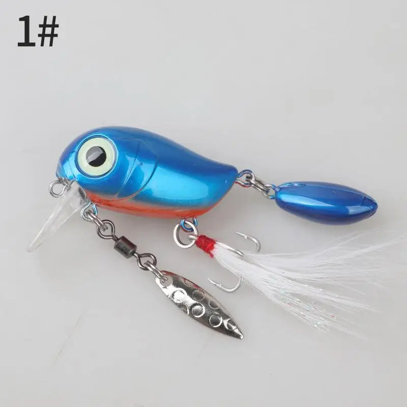 Metal Spinner Spoon Fishing Lure 3.8cm 5g – Trout & Bass Spinner Fishing Lure PLUSH A1