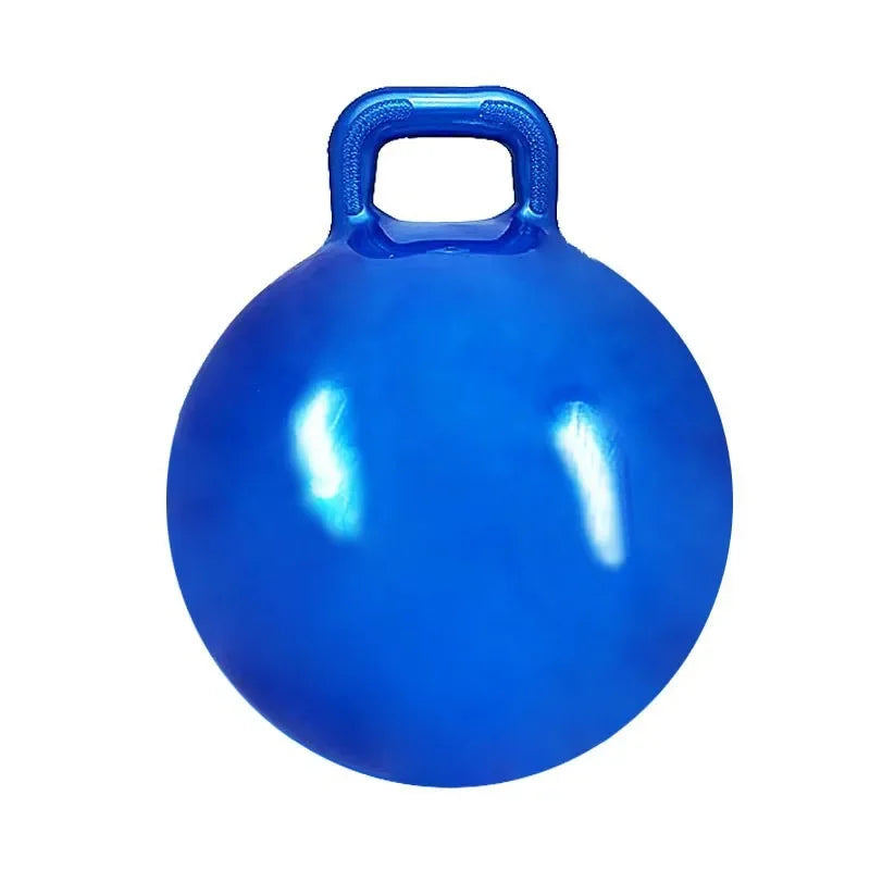 Kids Inflatable Hop Ball 45cm – Outdoor Jumping Toy Kids Hop Ball PLUSH Blue