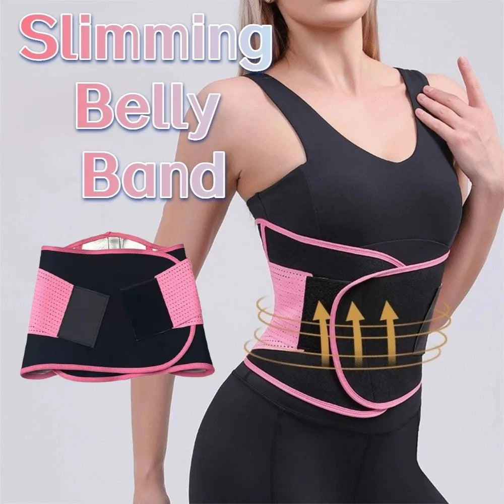 Adjustable Waist Trainer Belt – Breathable Lumbar Support Corset Waist Trainer Belt PLUSH