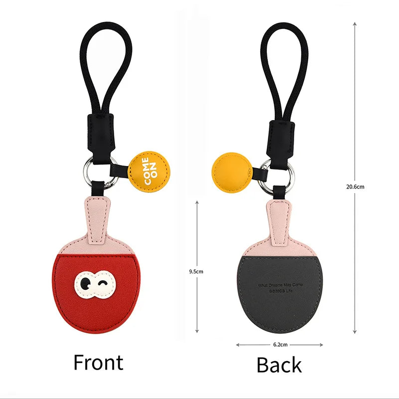 Sports Leather Keychain – Table Tennis, Badminton & Boxing Sports Keychain PLUSH table tennis