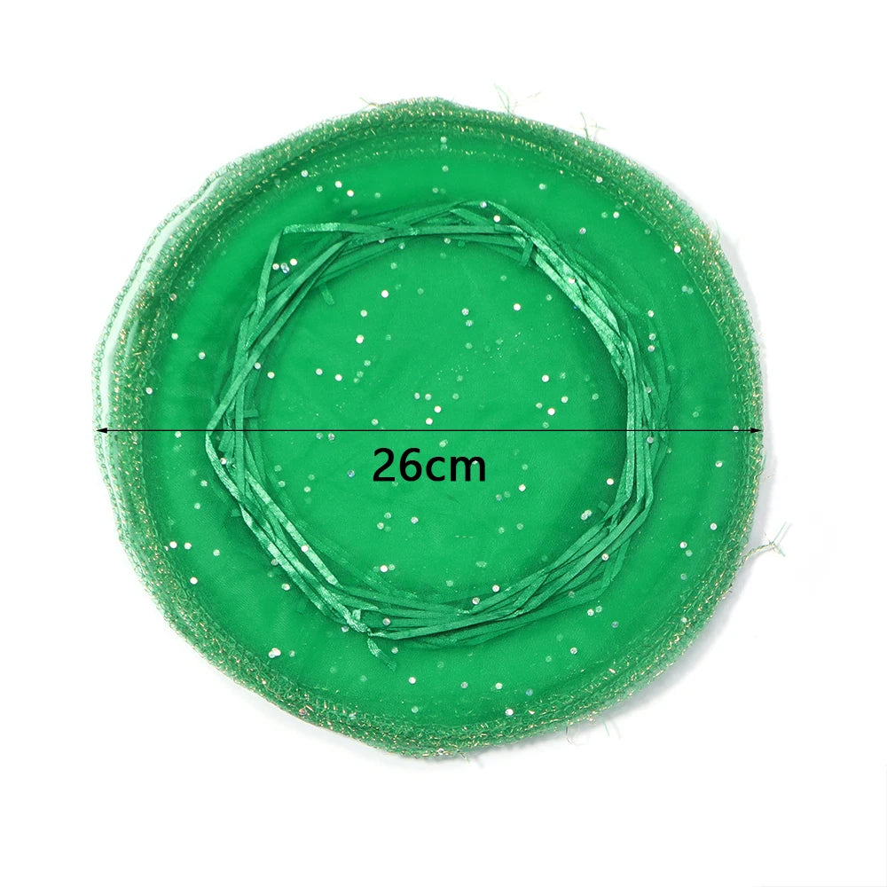 10pcs Round Organza Drawstring Gift Bags – Jewelry Pouches Organza Gift Pouches PLUSH