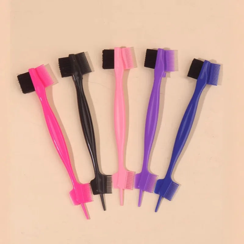 Edge Control Brush Comb for Wigs & Natural Hair – 1pc Hair Styling Comb PLUSH