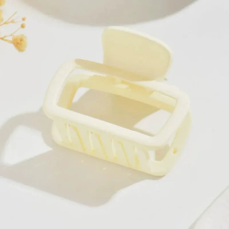 4pcs Square Hair Claw Clips – Lightweight Acetate Women's Set Hair Claw Clips PLUSH