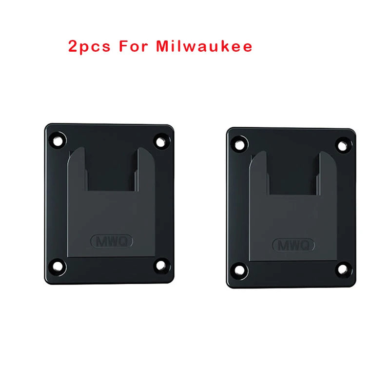 2pc 18V Battery Wall Mount Holder Rack – Makita Bosch Milwaukee Battery Wall Mount Holder PLUSH For Milwaukee China Mainland
