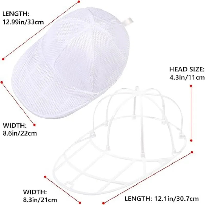 Hat Washing Bag – Anti-Deformation Mesh Cap Protector Hat Washing Bag PLUSH B With Bracket 1Pcs