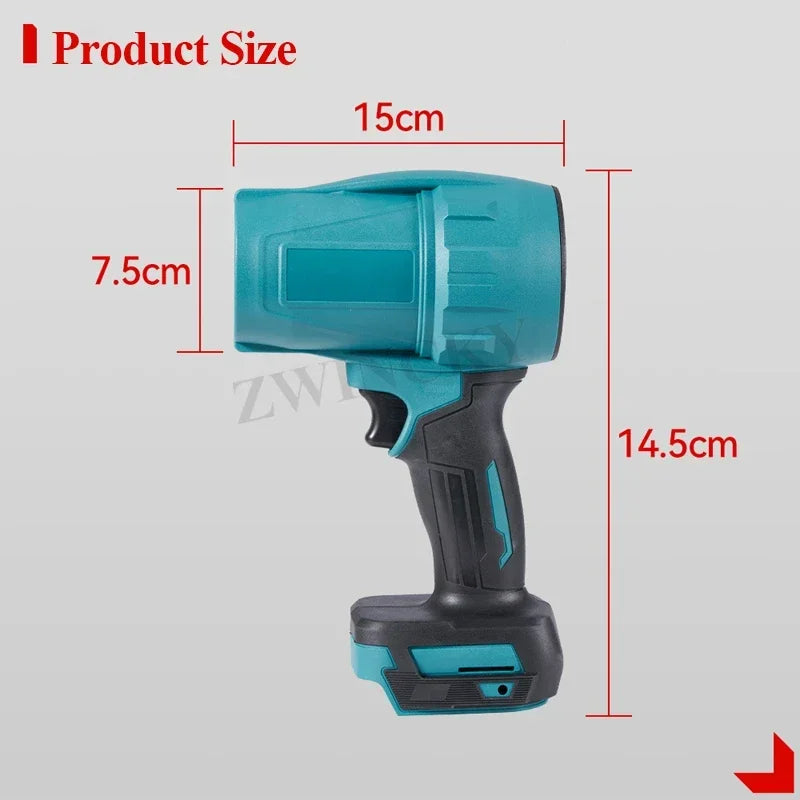 ZWINCKY 1000W Cordless Turbofan Blower – Makita 18V Battery Cordless Leaf Blower PLUSH