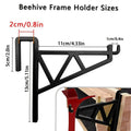 Beehive Frame Holder 2Pcs – Heavy Duty Plastic Beekeeping Perch Beekeeping Frame Holder PLUSH Black