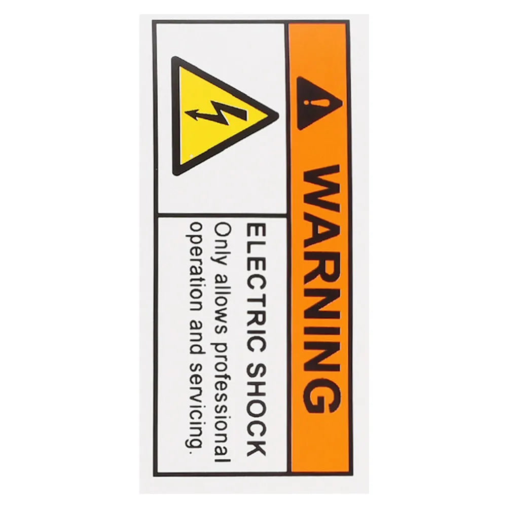 Electrical Safety Warning Sticker – Oil-Resistant Voltage Hazard Label Safety Warning Sticker PLUSH other
