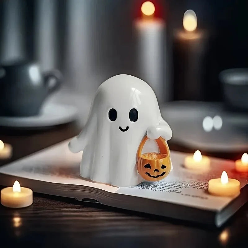 Anime Pumpkin Statue Glow Halloween Décor – 1 or 2 Pcs Halloween Décor Statue PLUSH