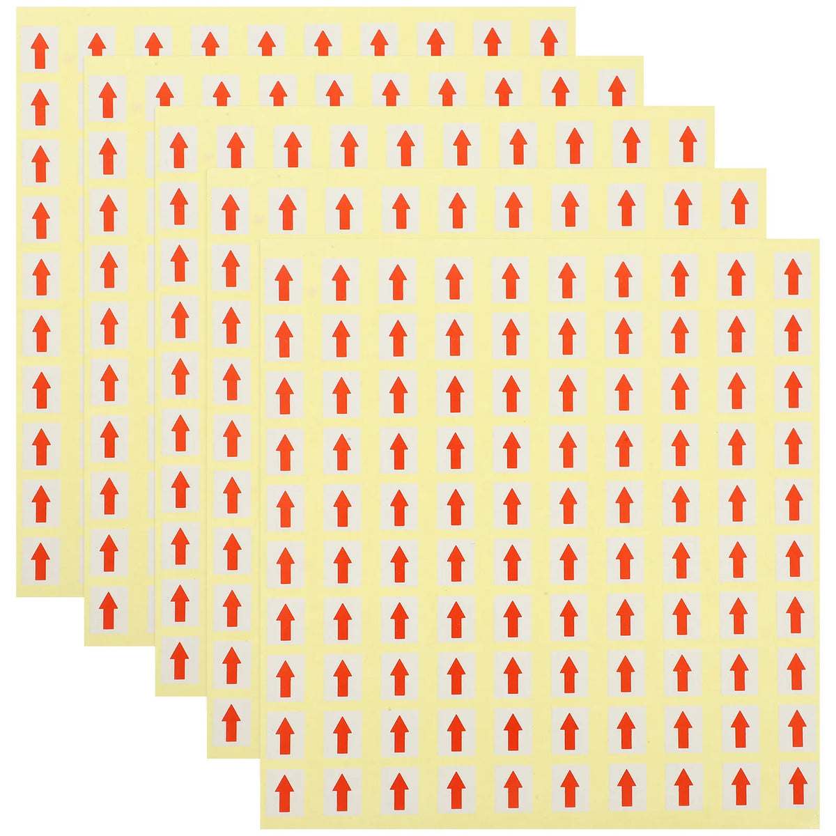 60 Sheets Red Arrow Sticker Labels – Direction & Warning Tags Arrow Sticker Labels PLUSH