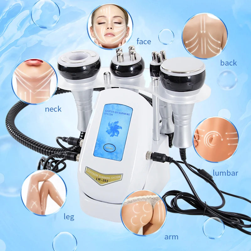 4-in-1 Ultrasonic Cavitation RF Body Contouring Machine Body Contouring Device PLUSH