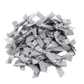 50pcs Satin Ribbon Bows 3.5x4cm – Multicolor DIY Decoration Ribbon Bows PLUSH Gray 3.5x4cm