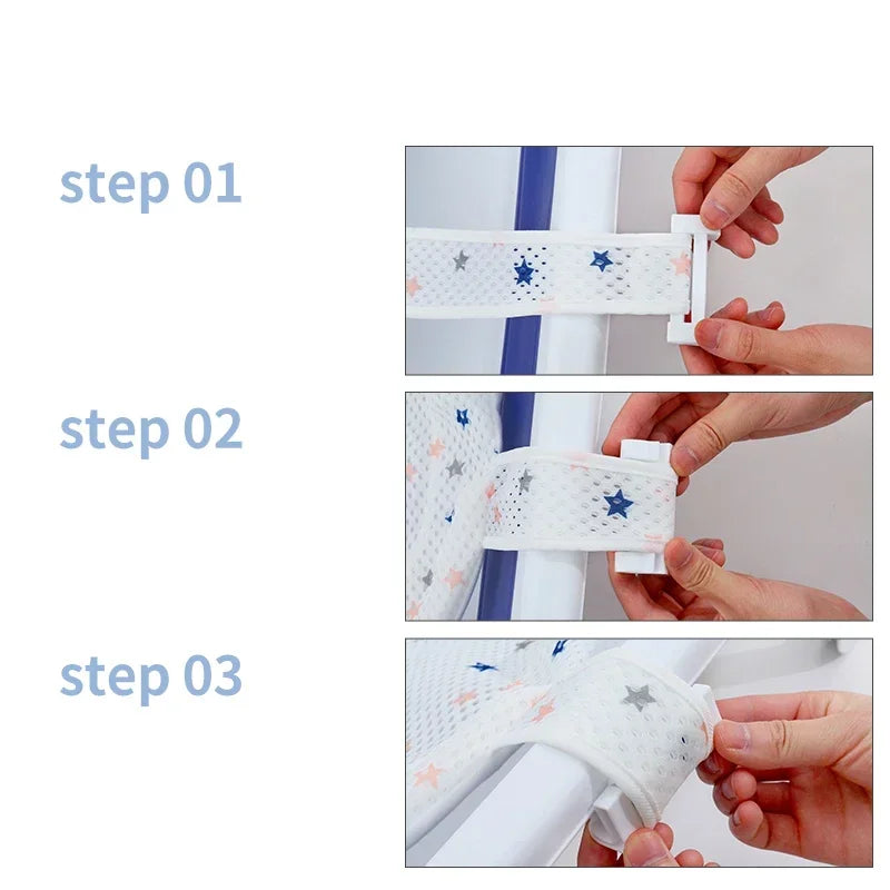 Baby Hanging Bath Net Pad – Breathable Infant Bath Support Baby Bath Net PLUSH