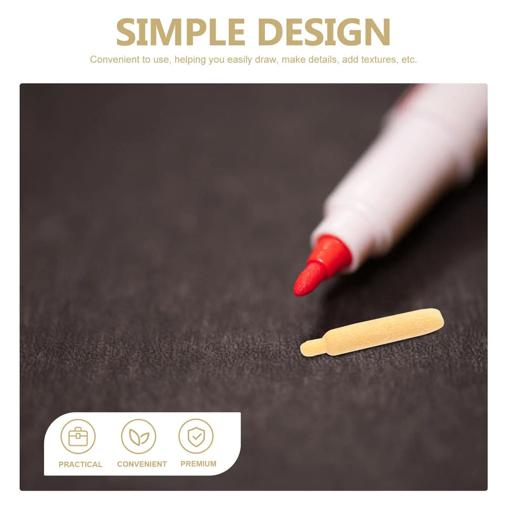 50pcs Replacement Paint Pen Nibs – Flexible Acrylic Marker Tips Marker Pen Nibs PLUSH