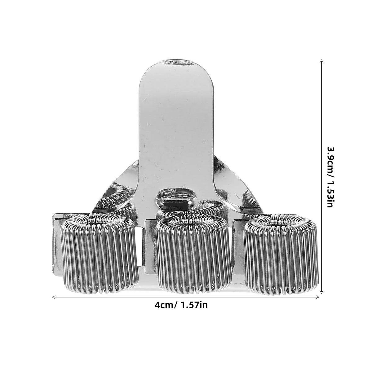 3-Pack Metal Spring Pen Clip Holders for Notebooks & Folders Pen Clip Holder PLUSH