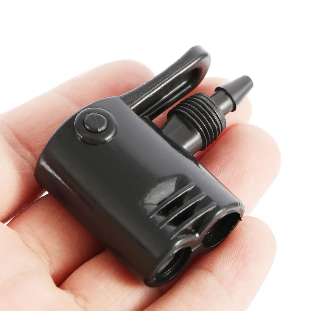 Presta & Schrader Dual Valve Bike Pump Adapter | Track Pump Head Bike Pump Adapter PLUSH