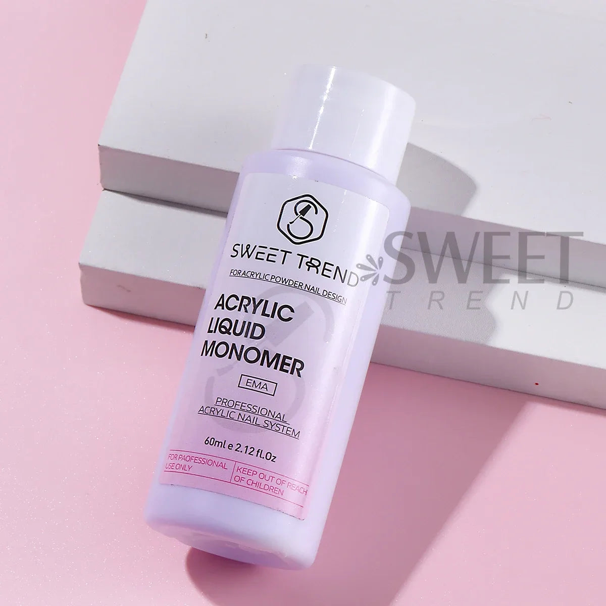 60ml Acrylic Monomer Liquid – Low Odor Hypoallergenic Nail Extension Acrylic Nail Monomer PLUSH