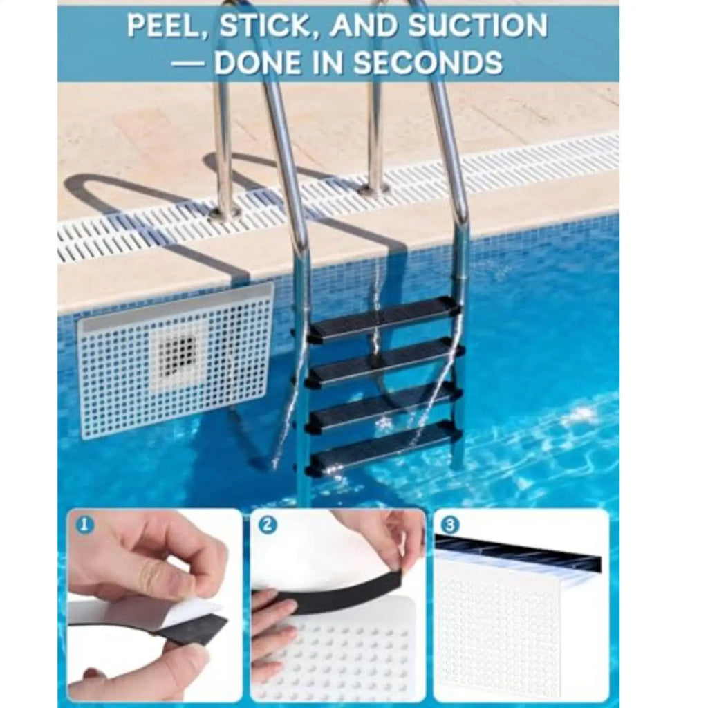 Magnetic Pool Skimmer Cover – Rustproof Leaf Catcher Screen Pool Skimmer Cover PLUSH