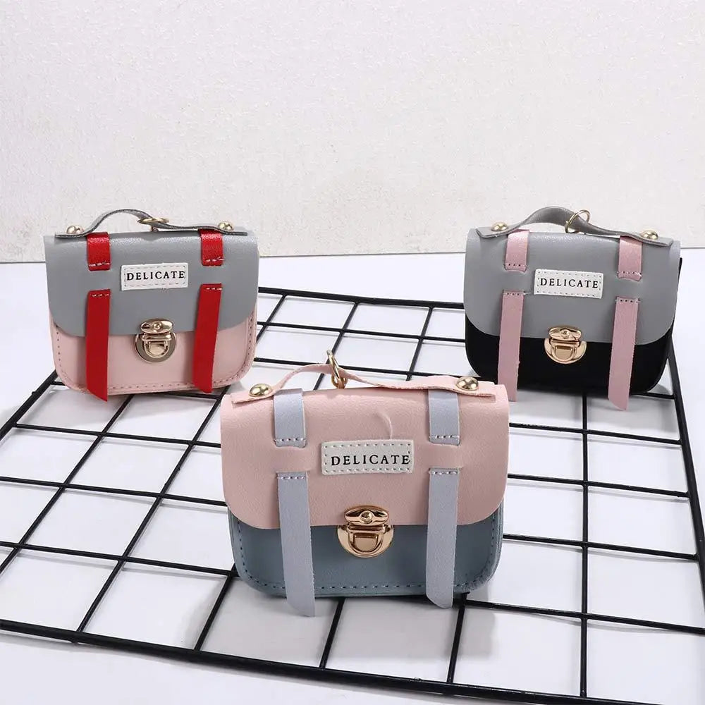 Kawaii Keychain Coin Purse – Mini PU Leather Card Storage Bag Keychain Coin Purse PLUSH