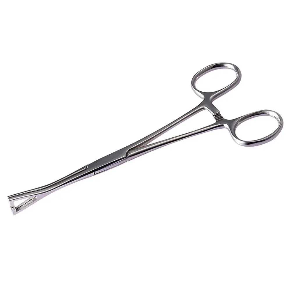 Stainless Steel Piercing Clamps – Round & Triangle Forceps Piercing Forceps Clamp PLUSH B