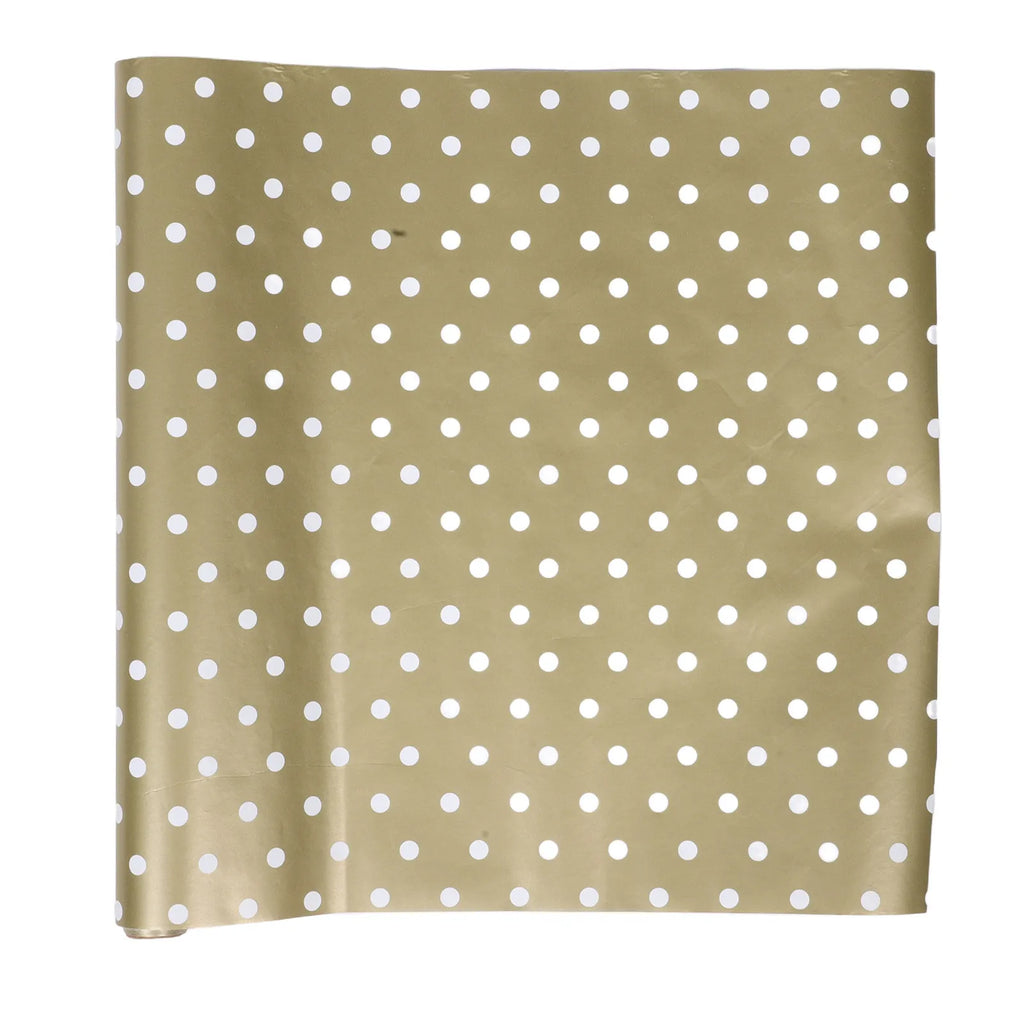 Gold Dot Aluminized Wrapping Paper Roll – Luxury Gift Wrap Gift Wrapping Paper PLUSH