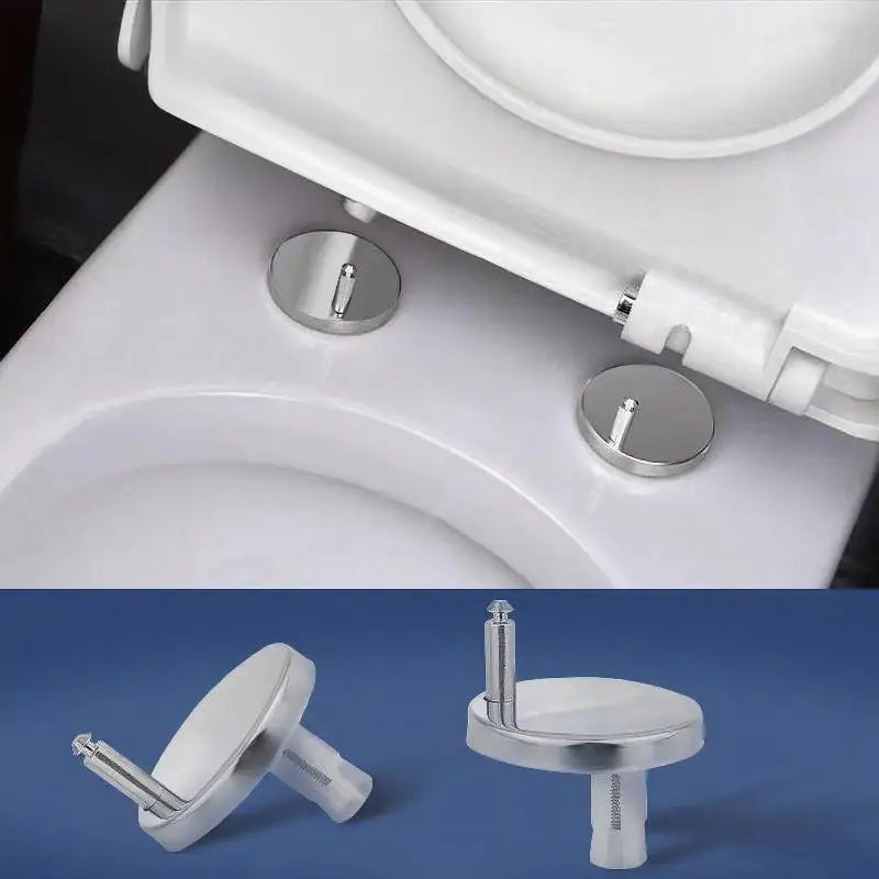 Toilet Seat Hinge Fixing Bolts – Universal Fit, 1 Pair Toilet Seat Hardware PLUSH