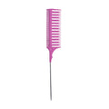 Double-Side Tip-Tail Hair Dyeing & Highlighting Comb Hair Dyeing Comb PLUSH steel needle rose re