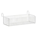 No-Drill Bedside Hanging Rack – Dorm Bunk Bed Organizer Bedside Storage Rack PLUSH white