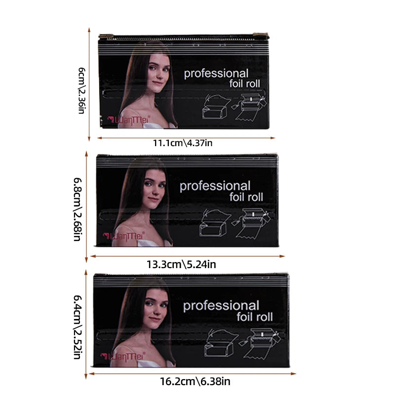 50m x 15cm Professional Hair Aluminum Foil Roll – Salon Use Hair Coloring Foil PLUSH