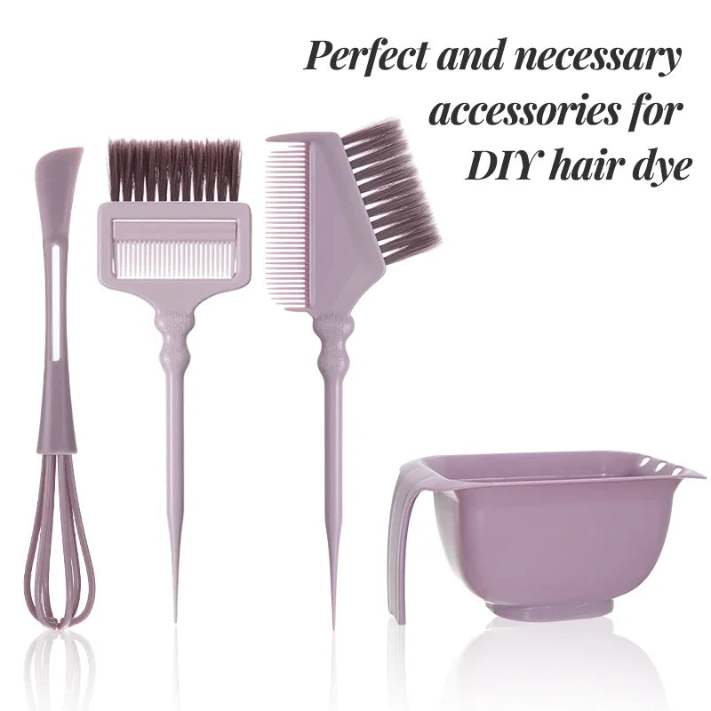 WANMEI All-in-One Hair Dye Kit – Reusable Salon Tools Set Hair Dye Tool Kit PLUSH