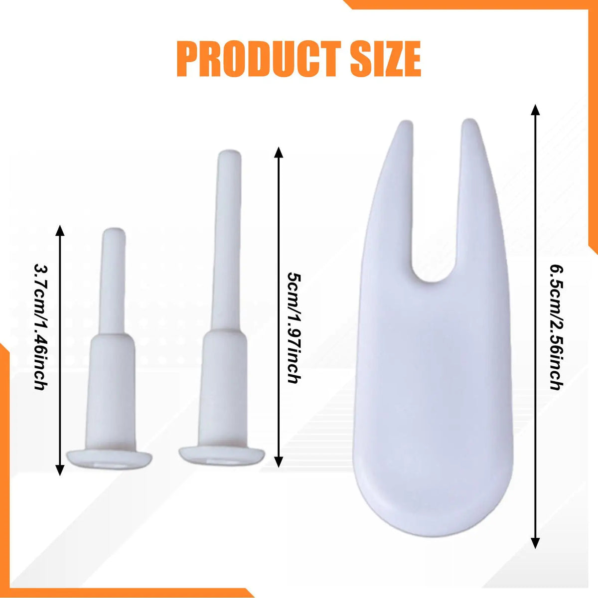 Yoga Ball Air Plugs Set – Stopper Pins with Puller | 3-Piece Ball Plug Accessory Set PLUSH