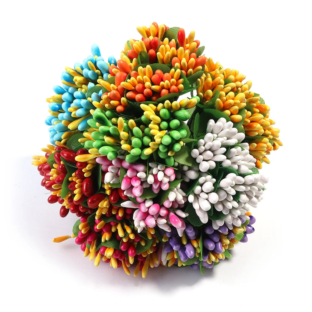 20pcs Gypsum Artificial Flower Stamens 85mm – DIY Wedding Décor Artificial Flower Stamens PLUSH
