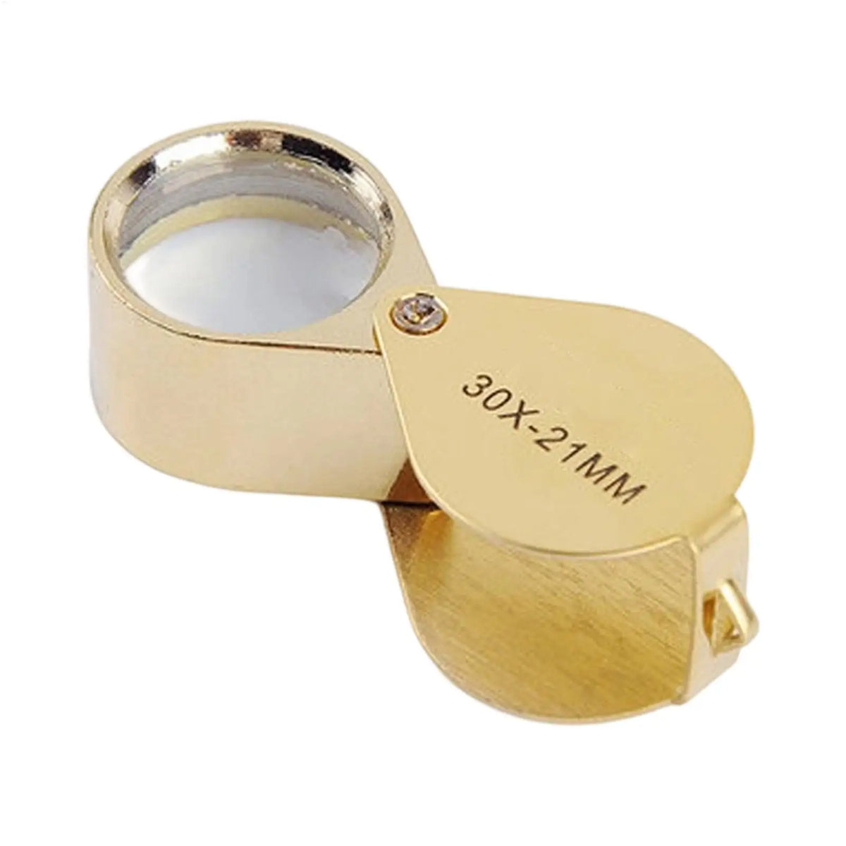 30X Pocket Loupe Magnifier – Foldable Jewelry & Reading Glass Pocket Loupe Magnifier PLUSH