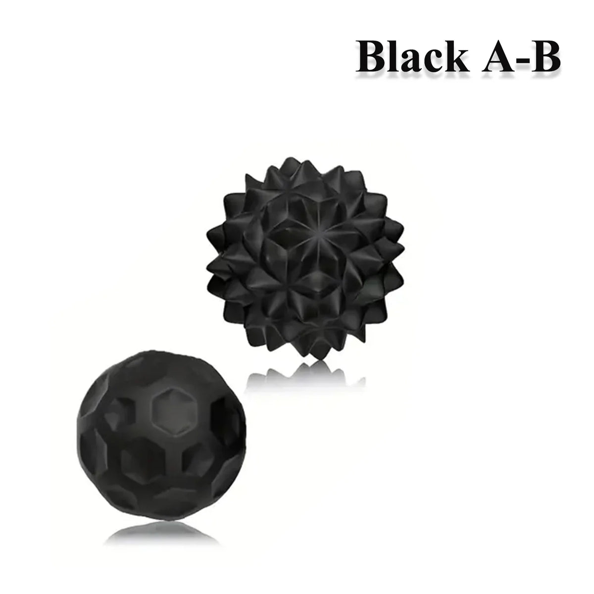 Silicone Magnetic Sensory Fidget Balls 2/4/8 Pack Sensory Fidget Toy PLUSH 2PCS Black A-B