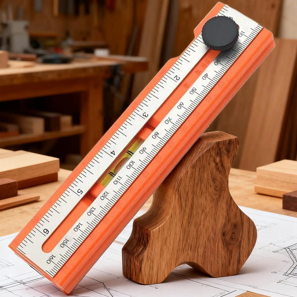 Adjustable Woodworking Marking Ruler – Multi-Angle Protractor Woodworking Marking Ruler PLUSH