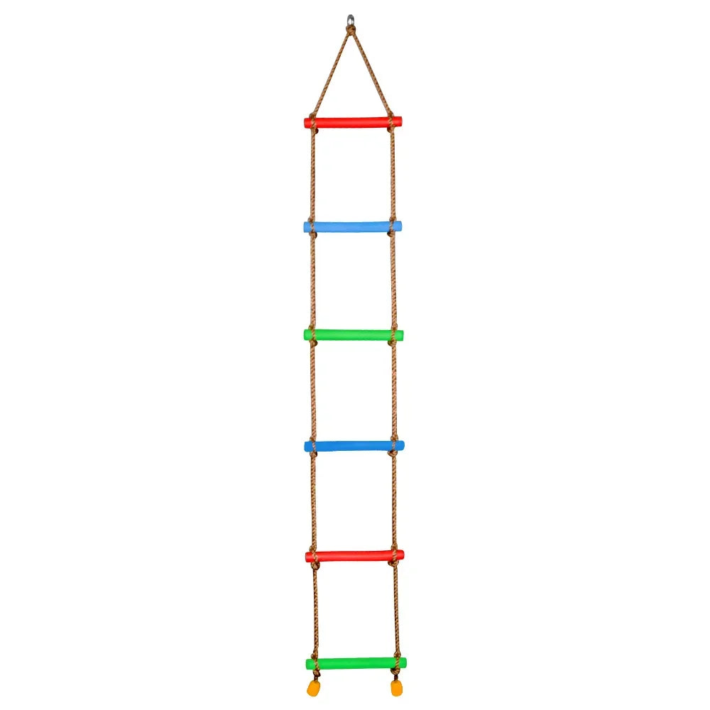 Kids Outdoor Gymnastics Swing Rings Set of 3 – Adjustable Kids Swing Rings PLUSH colour