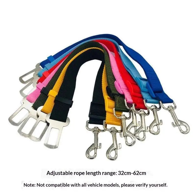 Adjustable Pet Seat Belt Dog Car Harness – All Sizes Pet Car Harness PLUSH