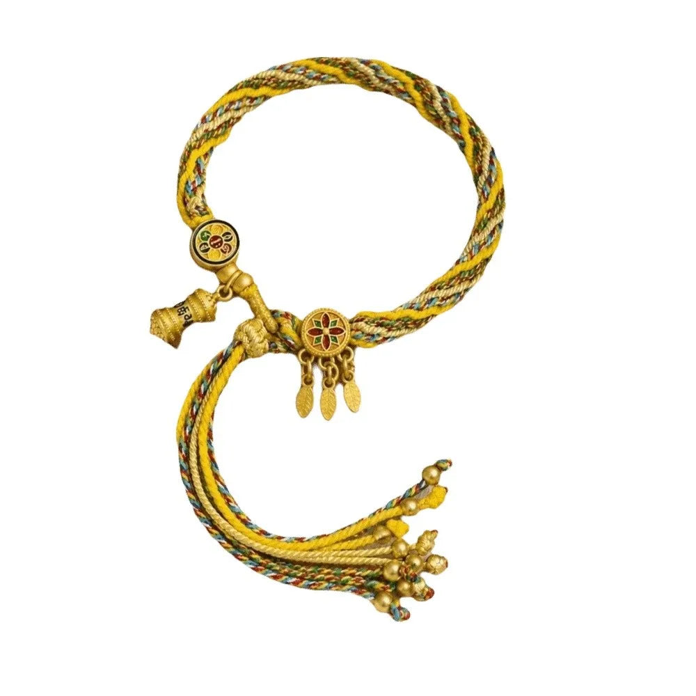 Multi-Color Adjustable Rope Bracelet – Vintage Animal Style Fashion Bracelet PLUSH Style 5