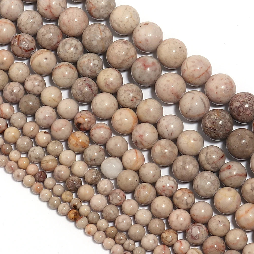 Natural Maifan Stone Beads 4–12mm Round Spacer Beads for Jewelry Stone Spacer Beads PLUSH