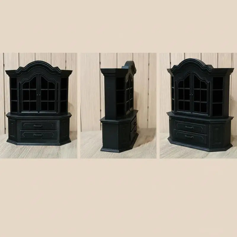 Miniature Plastic Bookcase 1:12 Scale Dollhouse Furniture Dollhouse Furniture PLUSH