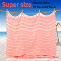 Giant Turkish Beach Towel – Extra Large Bohemian Cotton Blanket Turkish Beach Towel PLUSH Watermelon Red 180x200cm
