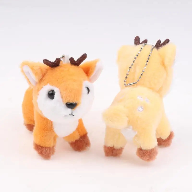 Sika Deer Plush Keychain – Cute Stuffed Animal Bag Charm Plush Keychain Charm PLUSH