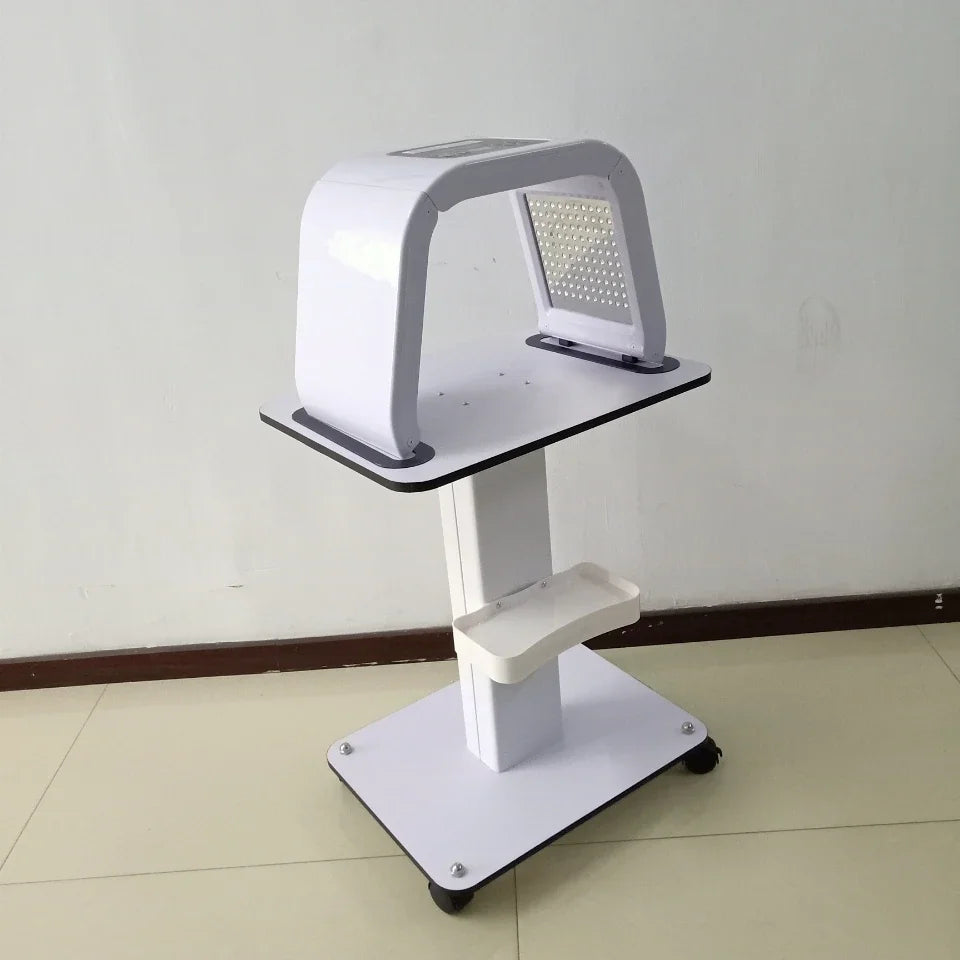 Rolling Salon Trolley Cart with Wheels | Adjustable Spa Stand Salon Trolley Cart PLUSH