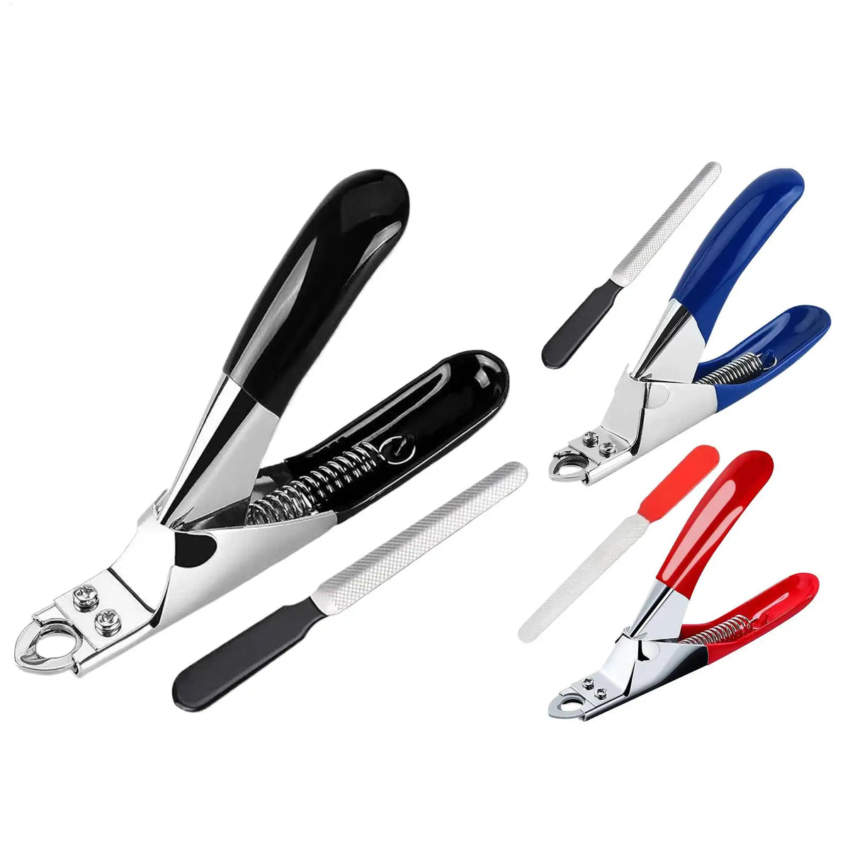 Stainless Steel Pet Nail Clipper for Dogs & Cats – 2-in-1 Pet Nail Clipper PLUSH